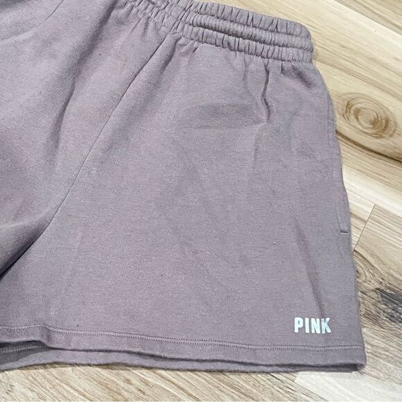 Victoria’s Secret PINK Tan Sweat Shorts Women’s Small - Picture 3 of 4